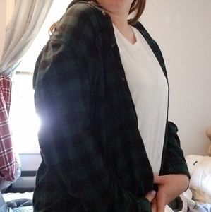 Green and Black wemons flannel